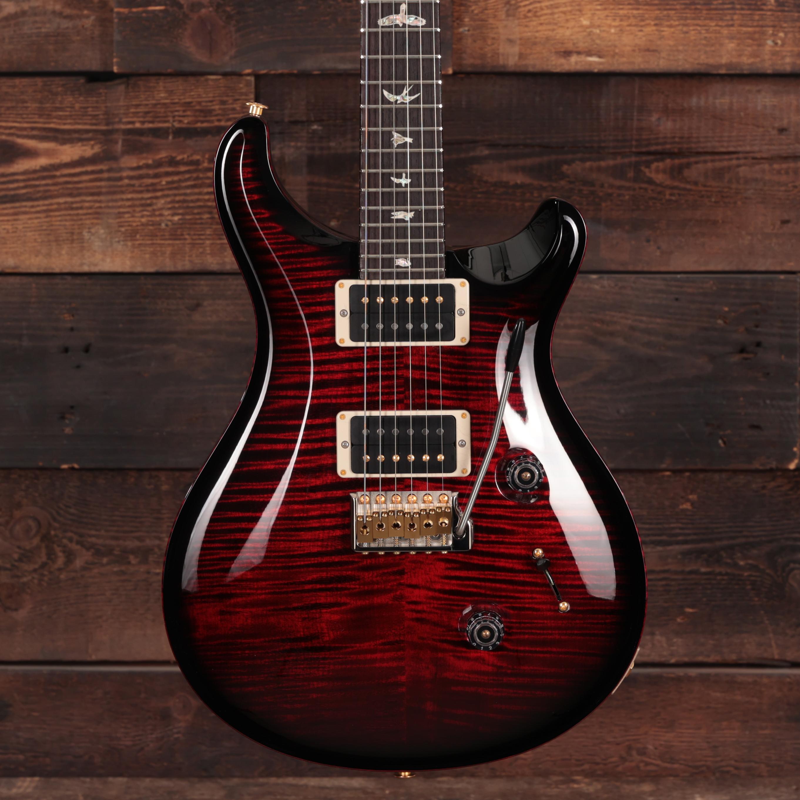 PRS Custom 24 10-Top Electric Guitar in Fire Red Smokeburst